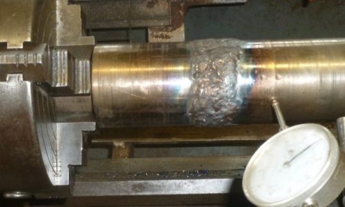 Steel Shaft Repair Clocking Lathe MCT Engineering Precision Sligo